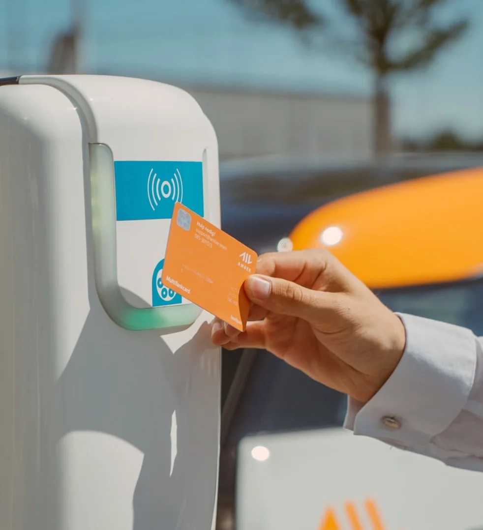 Laadpaal met laadpas